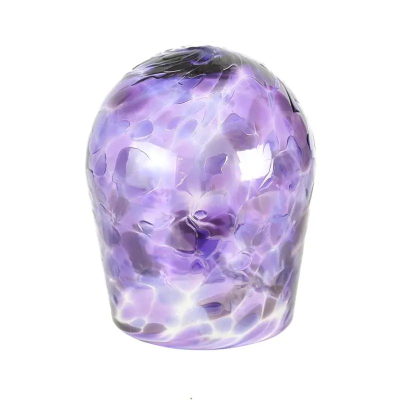 Purple-Tinted Hand-Blown Glass Breaking Kit With Coordinating Fabric Pouch 1
