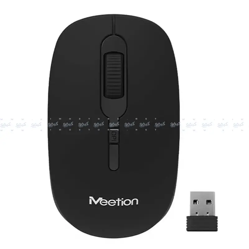 R547 Wireless Optical Mouse – 1600 Dpi, Sleek Black Design 1