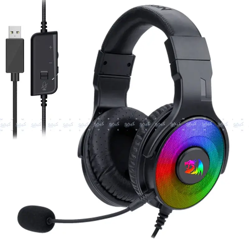 Redragon Pandora H350 Over-Ear Rgb Gaming Headset – 7.1 Surround Sound, Noise-Isolating Mic 1