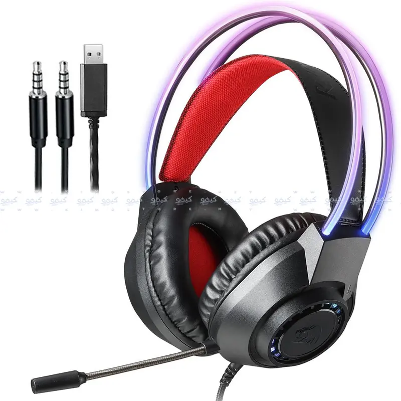 Redragon Scream H231 Rgb Gaming Headset – Over-Ear, Mic Monitoring, 7.1 Surround 1