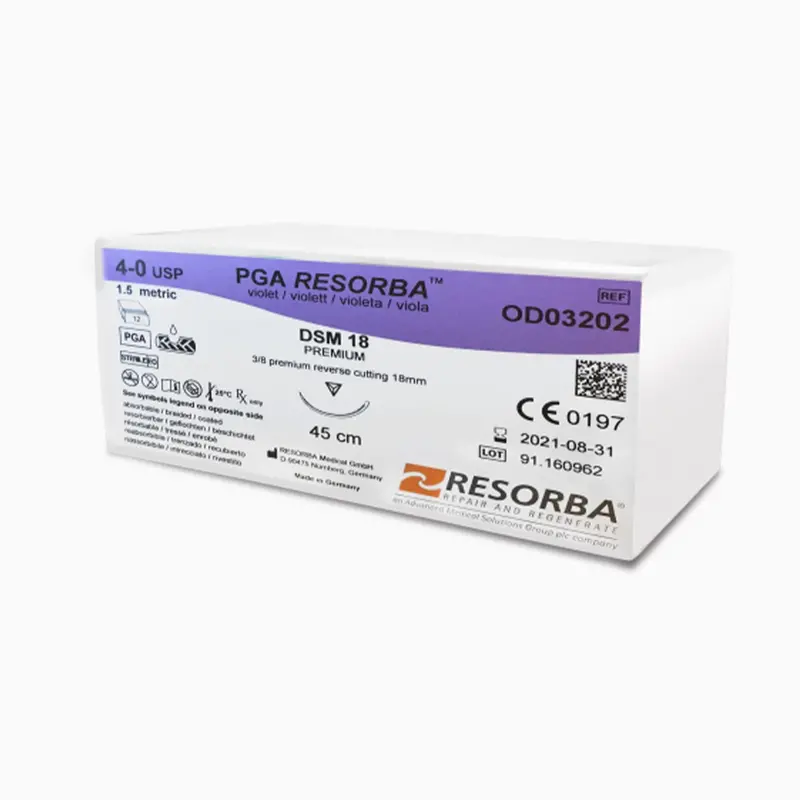 Resolon Absorbable Suture Usp 6-0, 13 Mm, Dsm 3/8 Circle Reverse Cutting – 12-Pack 1