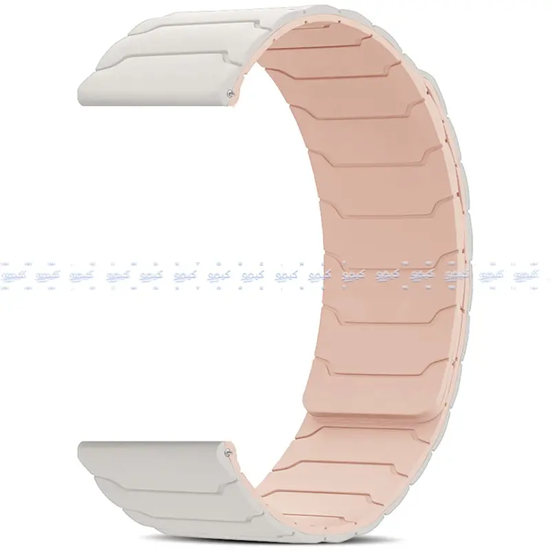 Reversible Magnetic Silicone Watch Band (22Mm) 1