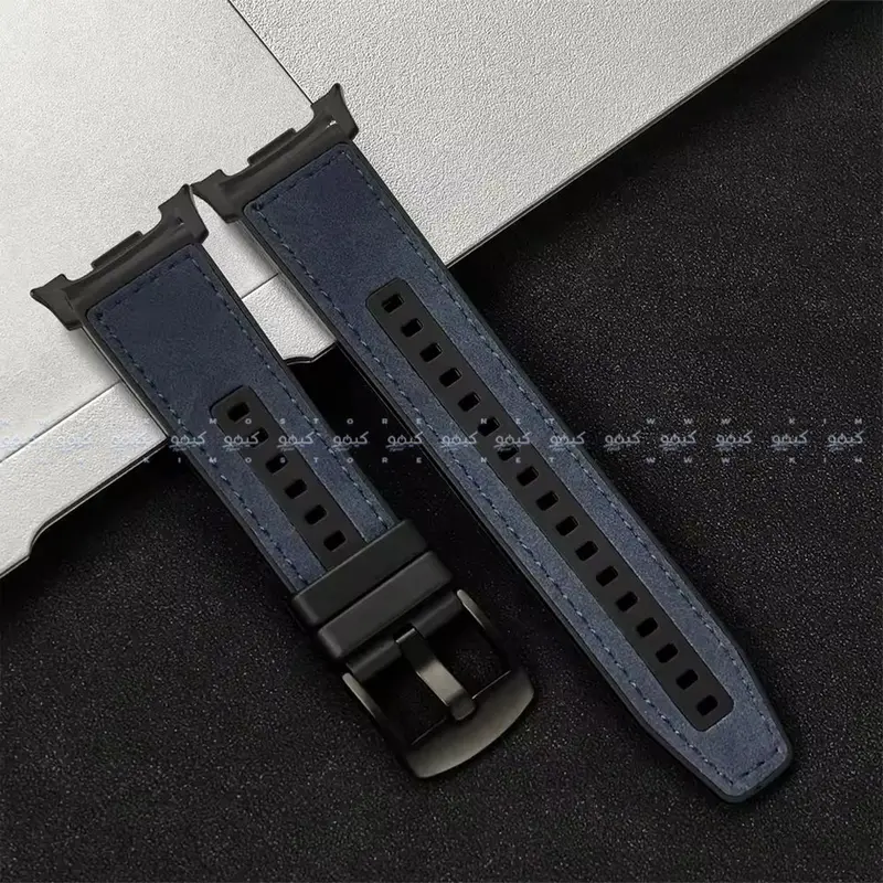 Silicone-Blend Leather Watch Band – Fits 22Mm–49Mm Watch Cases 1