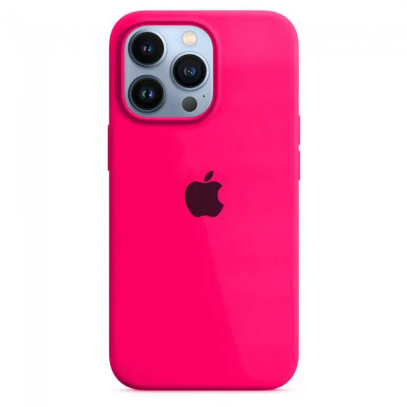 Soft-Touch Silicone Iphone 14 Pro Max Case – Pink Matte Finish Protective Cover 1