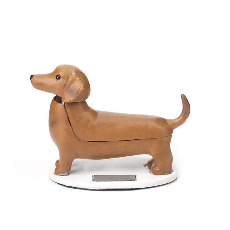 Solar-Powered Dachshund Garden Ornament With Gentle Motion 1