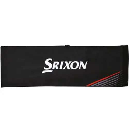 Srixon Black Tour-Style Microfiber Golf Towel 1