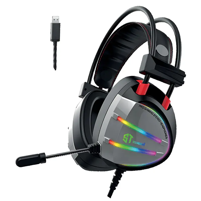 St-Standard Gm-07 Rgb Gaming Headset – Stereo Design Featuring 7.1 Virtual Audio 1