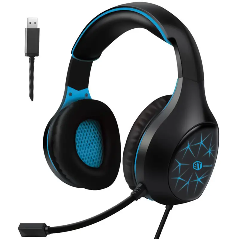 St-Standard Gm-2100Enc Blue Gaming Headset – 7.1 Surround Sound With Noise-Cancelling Mic 1