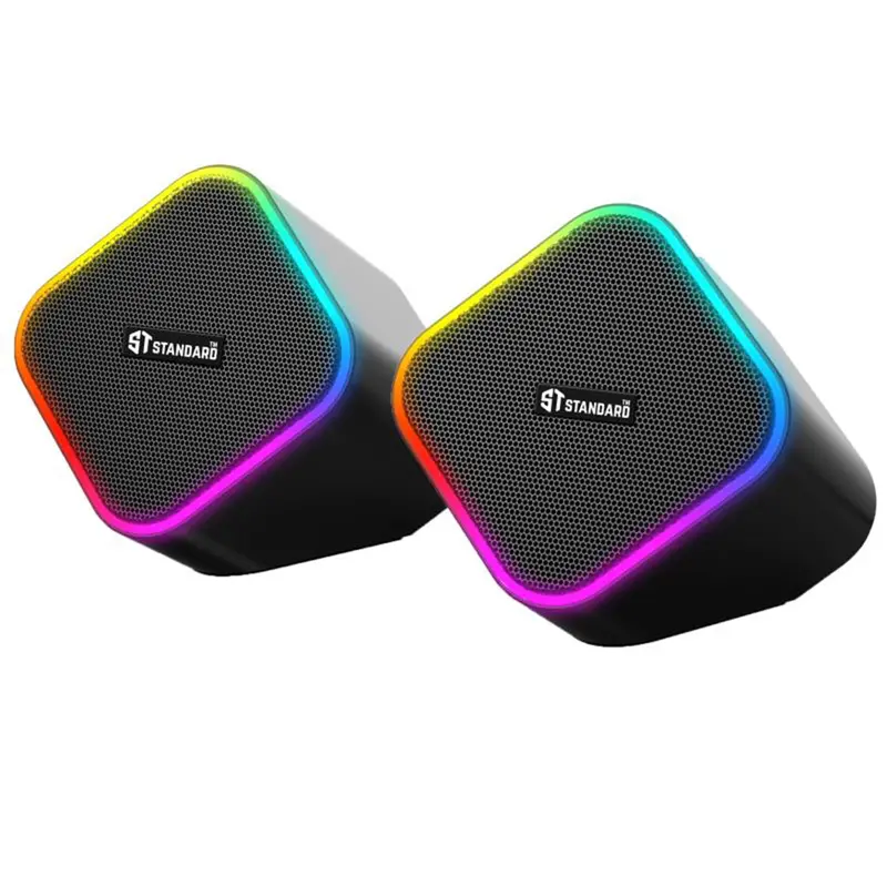 St-Standard Spark-X Rgb 2-In-1 Speaker – 2.0 Stereo Output, Dynamic Rgb Effects, Modern Acoustic Tuning 1