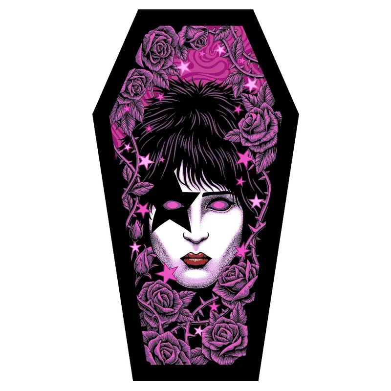 Starchild Glow-In-The-Dark Coffin Poster – Screen Printed 1