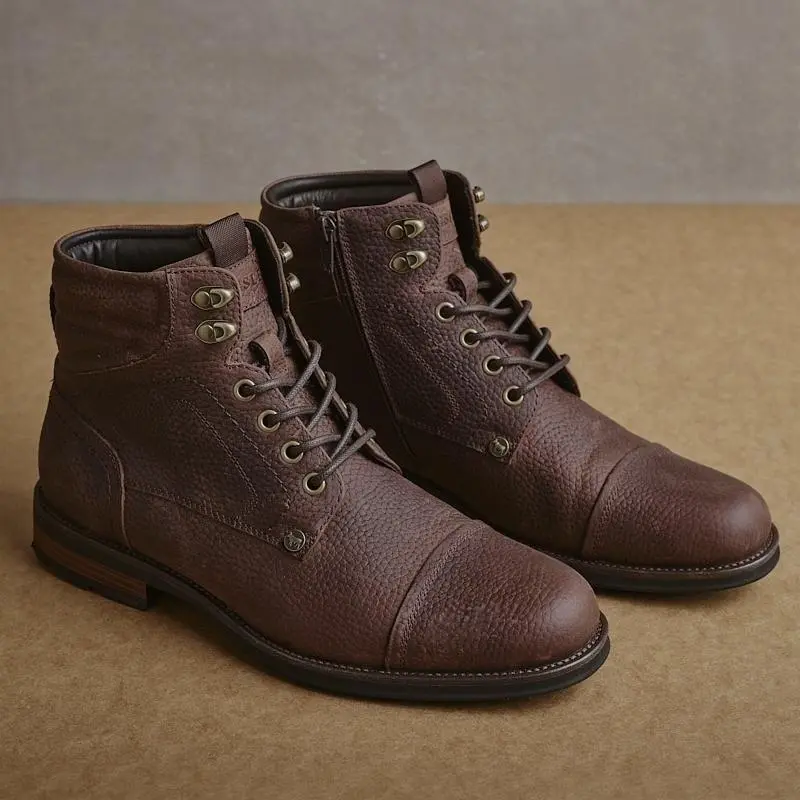 Tan Utility Boot – Rugged Yet Refined Footwear 1
