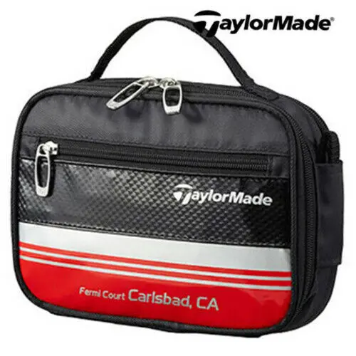 Taylormade E-5 Dual-Tone Golf Accessory Pouch – Black & Red 1