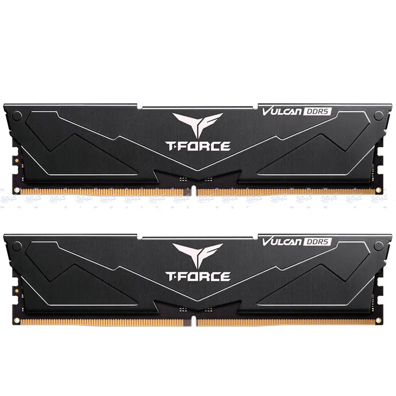 Teamgroup T-Force Vulcan Ddr5 6400Mhz Ram Kit – 32Gb (2×16Gb), Black 1
