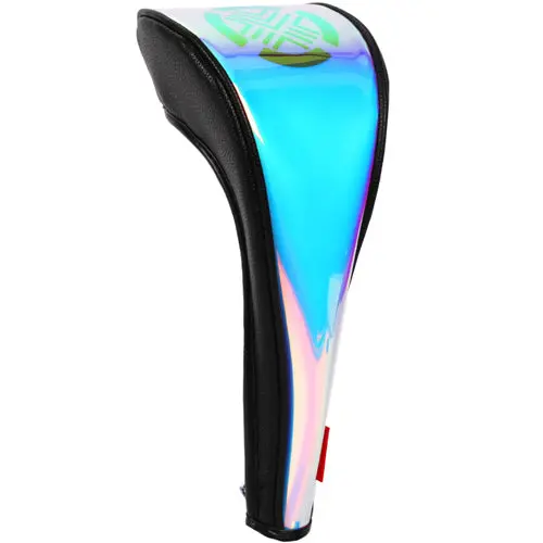 Techskin Holographic Driver Head Cover – Black Golf Club Sleeve 1