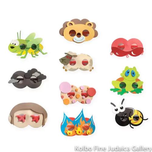 Ten Plagues Themed Foam Eyewear – Fun, Festive Passover Party Accessories 1