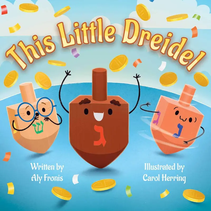 This Little Dreidel: A Rhyming Board Book For Toddlers 1