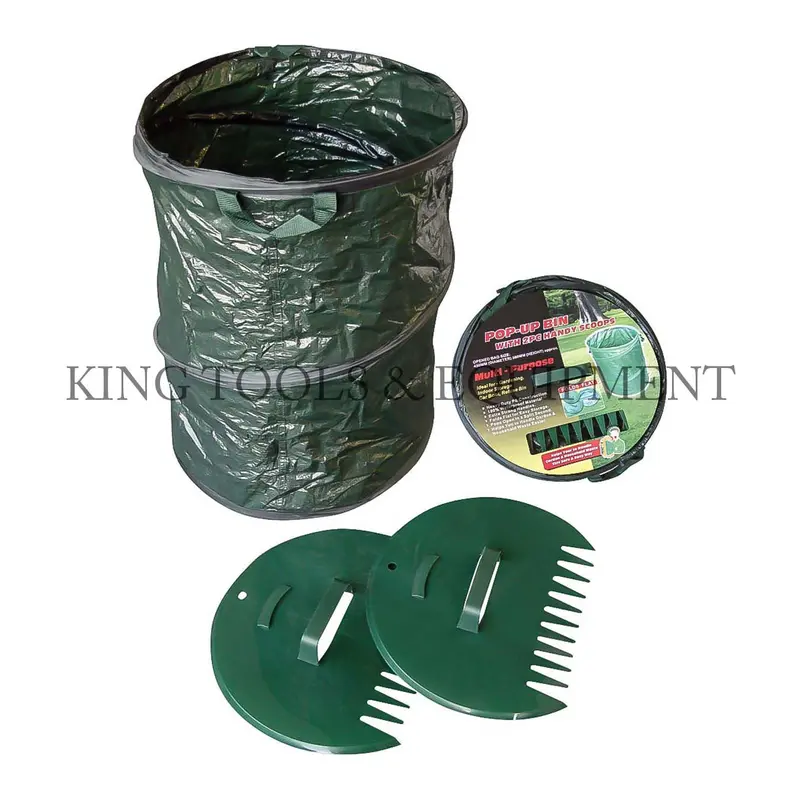 Three-Pack 22-Gallon Pop-Up Gardening Bins With Scoops – Model 2315-0 1