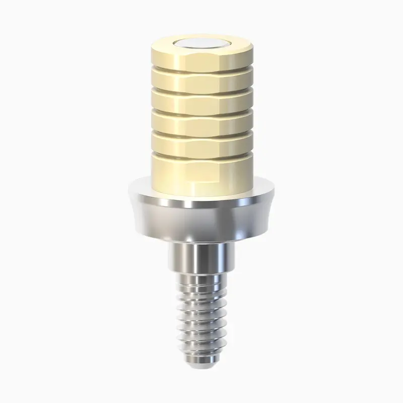 Ti Immediate Temporary Abutment For Ø4.5 Mm Implants, 5.0 × 1.5 Mm Cuff 1