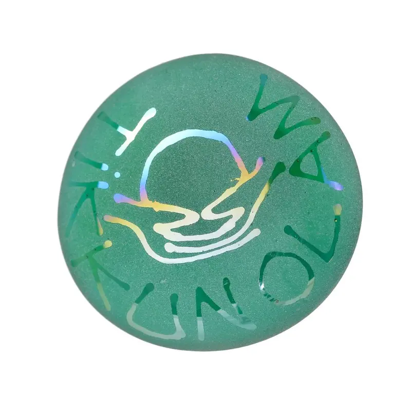 Tikkun Olam Intention Stone – Etched Glass Meditation Object 1
