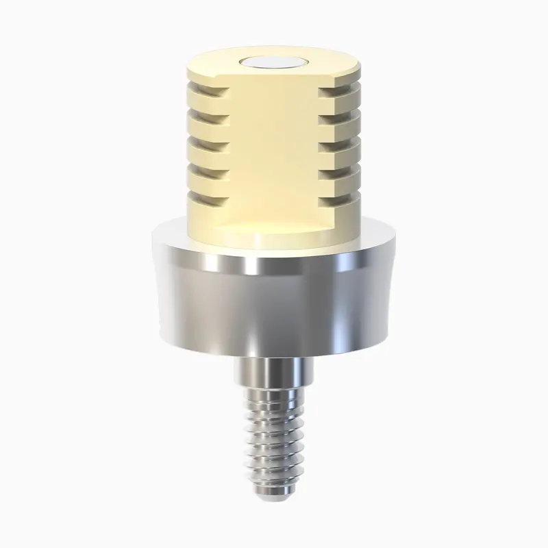 Tilobe® Titanium Immediate Temporary Abutment — Ultra-Wide Diameter, 8.0/9.0 Mm Ø, 7.0 Mm Fixture × 3.0 Mm Connection 1