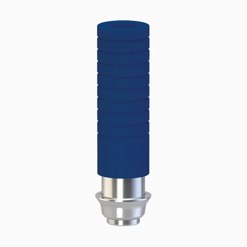Tilobe® Ucla-Style Abutment With Gold Finish, Removable Plastic Sleeve, Non-Engaging Design, Rd Interface 1