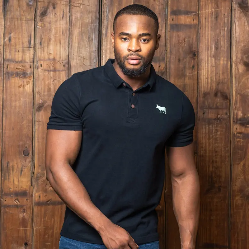 Timeless Embroidered Sj Polo In Mamba 1