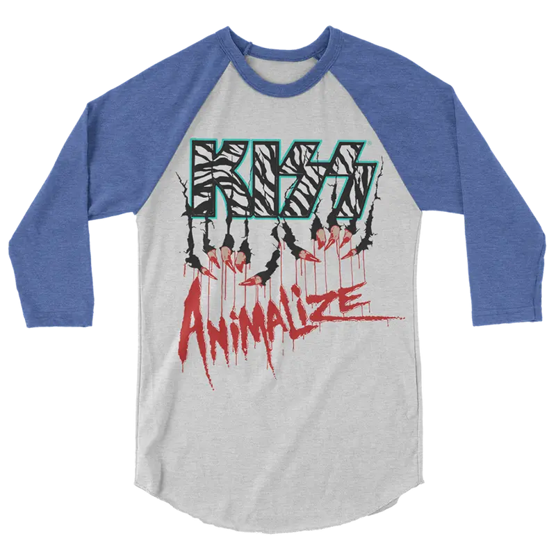 Too Loud Raglan Baseball Tee 1