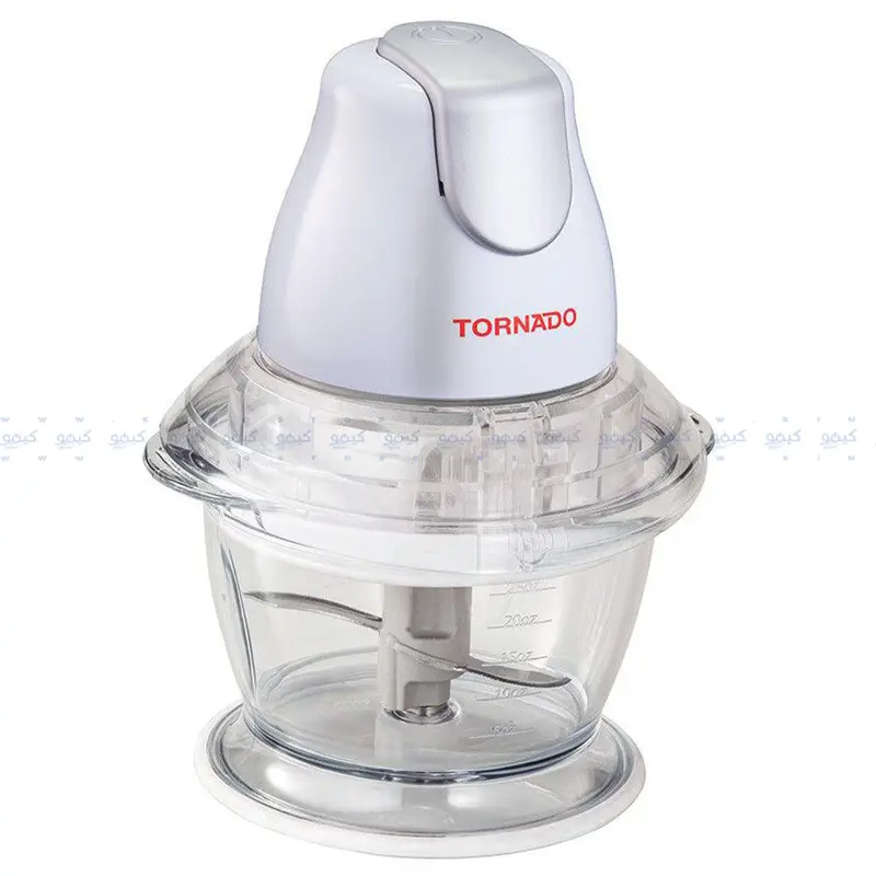 Tornado Ch-400Ml Food Chopper – 1L Capacity, 400W Motor, Metallic Finish 1