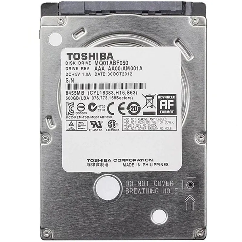 Toshiba 500Gb 2.5" Laptop Hdd – Refurbished Internal Hard Drive 1