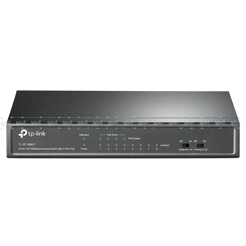 Tp-Link Tl-Sf1008Lp 8-Port Desktop Switch – 4× Poe (10/100Mbps), 4× Standard Ethernet 1