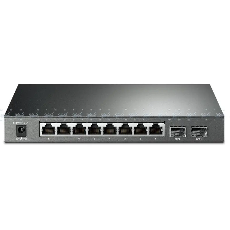 Tp-Link Tl-Sg2210P 8-Port Poe+ Gigabit Desktop Switch With 2X Sfp Uplinks (61W) 1