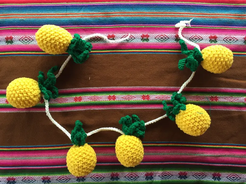 Tropical Pineapple Festive Garland 1