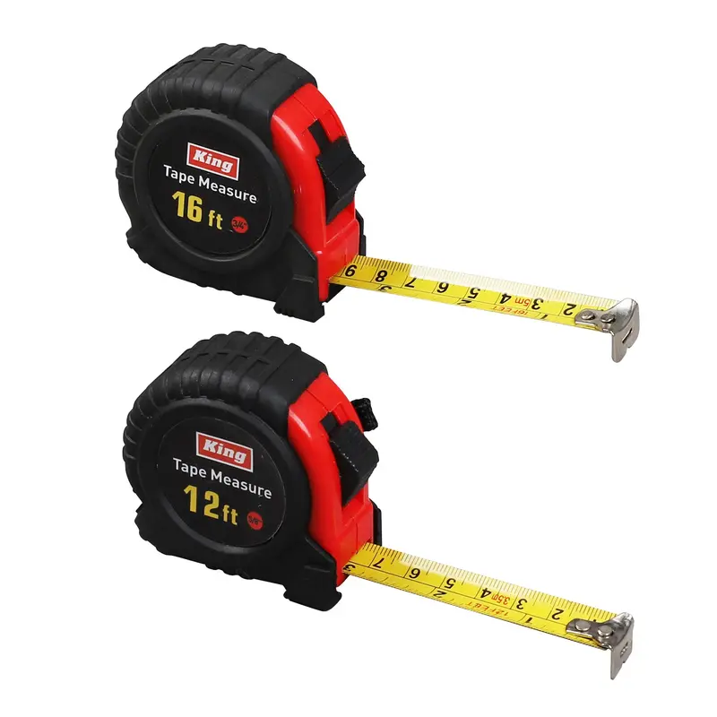 Two-Piece Heavy-Duty Tape Measure Set (12 Ft & 16 Ft) – Model 3403-0 1