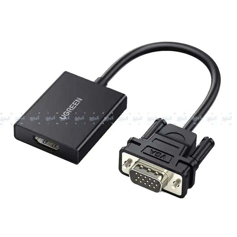 Ugreen 50945 Vga-To-Hdmi Adapter With Audio Support Via 3.5Mm Jack 1