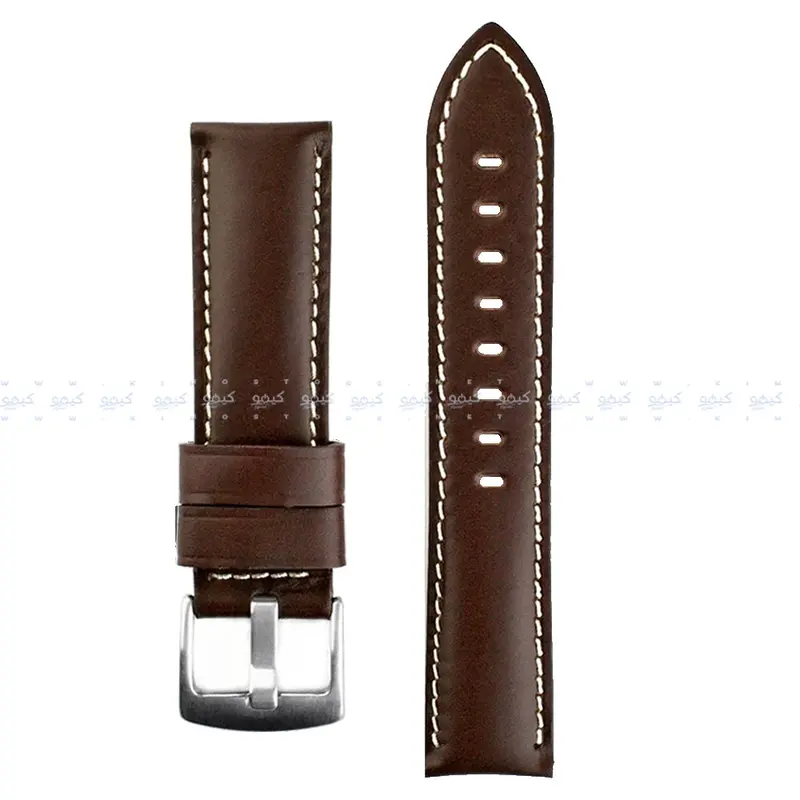 Uphard Genuine Leather Watch Strap – 20Mm Slim Profile, Vintage Look 1