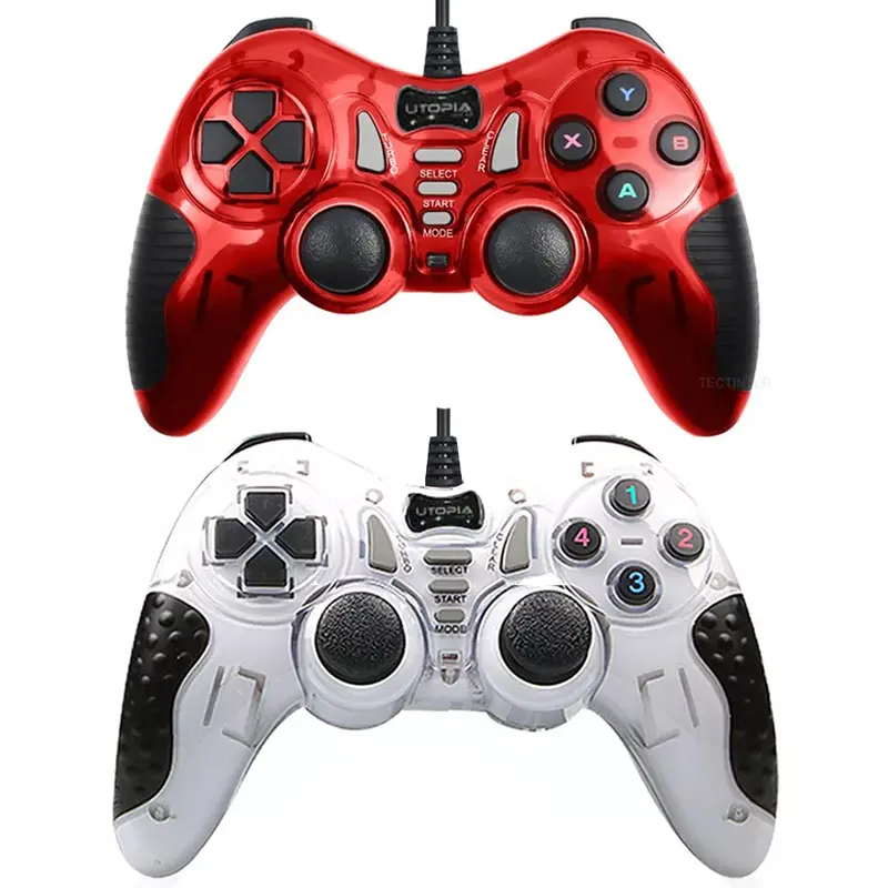 Utopia U-6 Dual Analog Gaming Controller – Wired Usb Gamepad 1