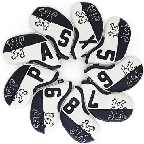 Venus 9-Piece Lion-Embossed Magnetic Iron Head Cover Set (Covers #5–9, S, A, P, X) 1