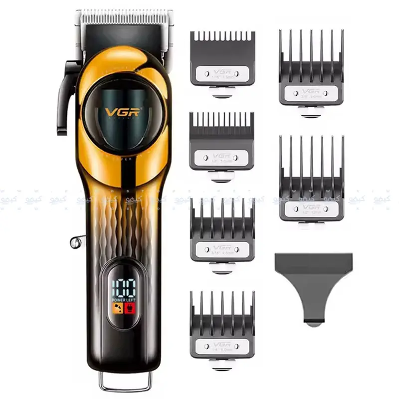 Vgr V-166 Cordless Hair Clipper – Professional Precision Trimmer (Yellow) 1