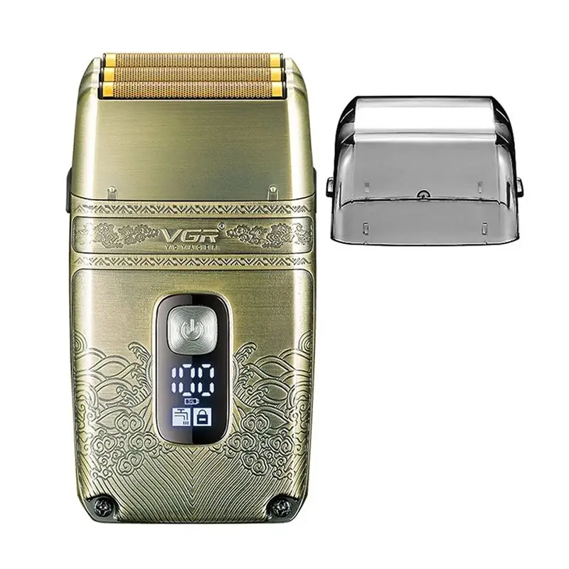 Vgr V-335 Gold Foil Electric Shaver For Precision Grooming 1