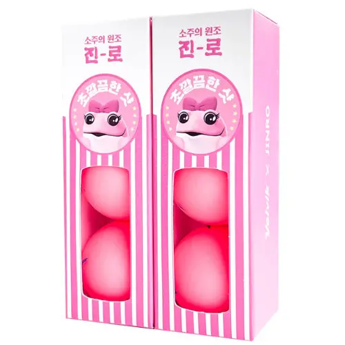 Volvik X Jinro Toad Natterjack Vivid Lite Golf Balls – 6-Pack (Pink) 1