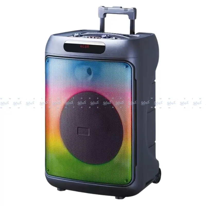 Vovo V-1565 Portable Bluetooth Speaker – Rgb Lights, Built-In Mic, 1.0 Channel 1