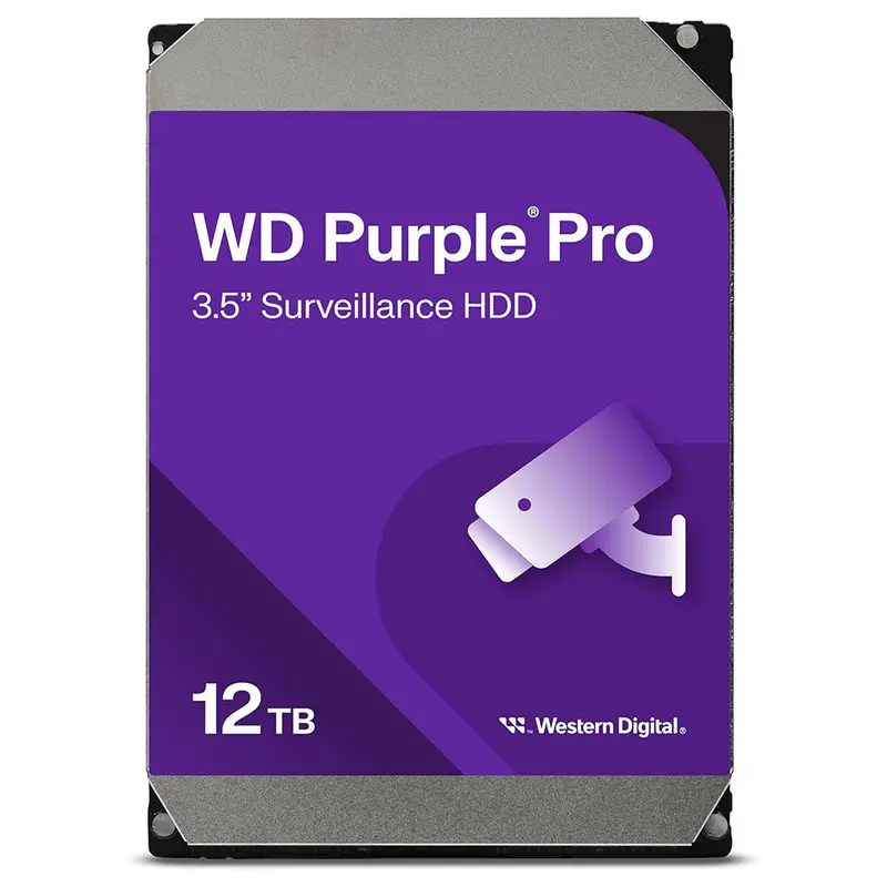 Wd Purple Pro Surveillance Hdd – 12Tb 3.5″ Internal Drive Optimized For Ai-Enabled Security Systems 1