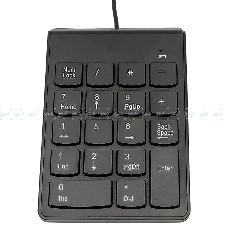 Wired Mini Numeric Keypad – Compact Usb Number Pad For Desktop Use 1