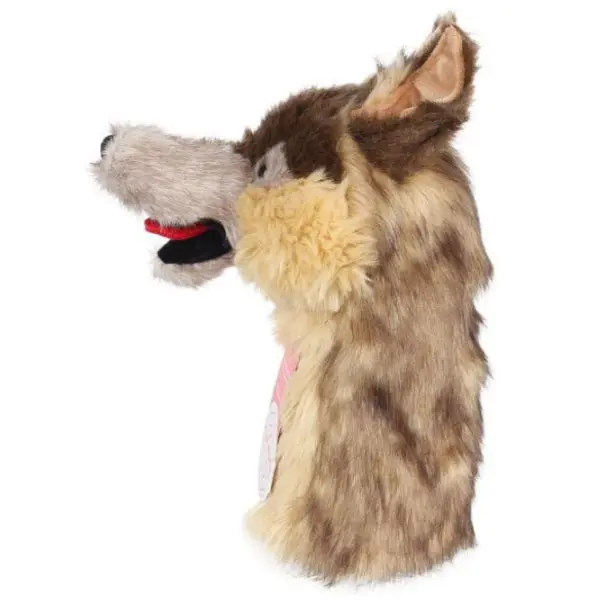 Wolf Golf Driver Head Cover – Striking Plush Animal Design By Daphne'S 1