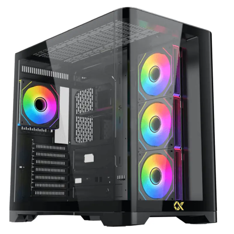 Xigmatek Crystal Storm Argb Mid-Tower Pc Case With Asgard 750W 80 Plus Bronze Psu 1