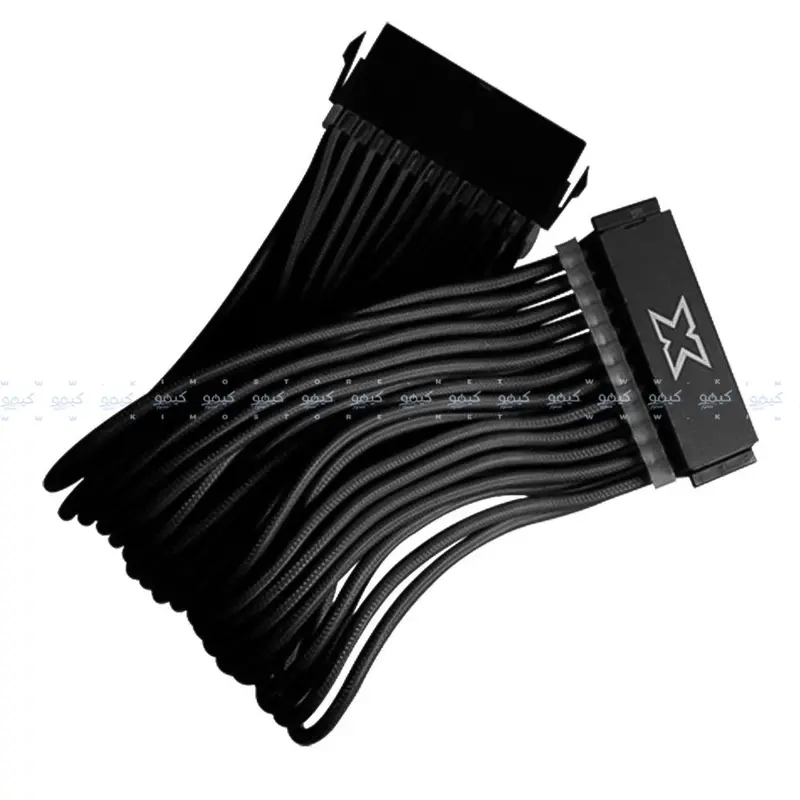 Xigmatek Mb24P Modular Psu Cable Cover – Sleek Black Braided Sleeve 3