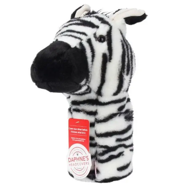 Zebra Golf Driver Head Cover – Striped Plush Animal Style From Daphne'S 1