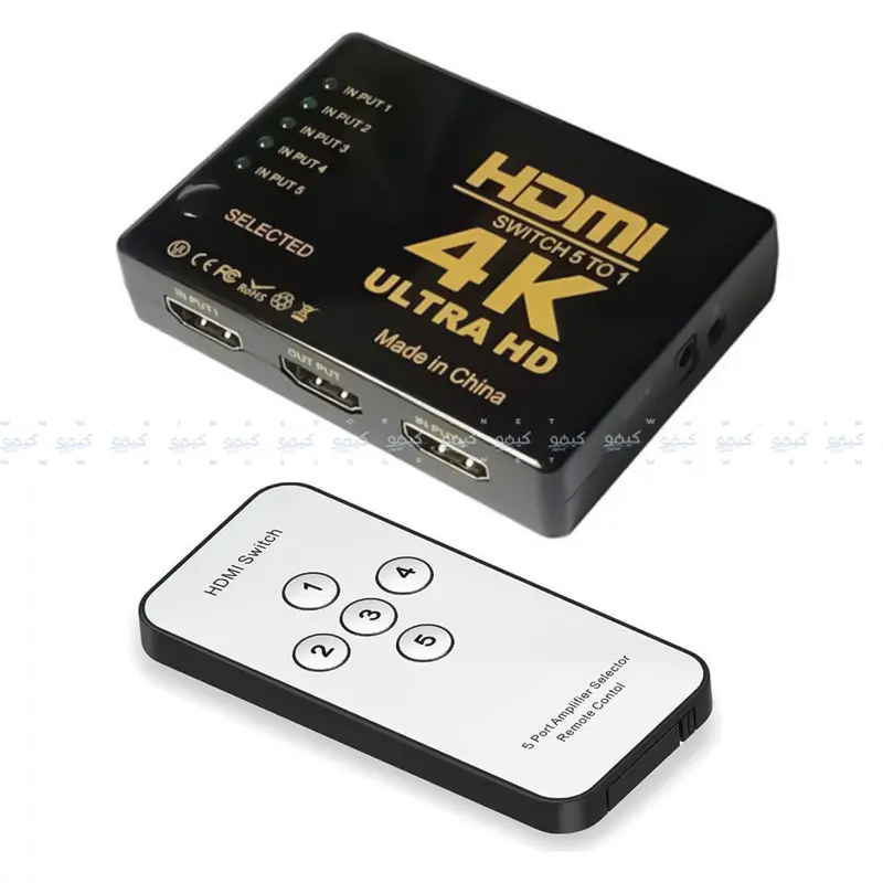 Zero 5-Port Hdmi Switch With Seamless Input Selection 1