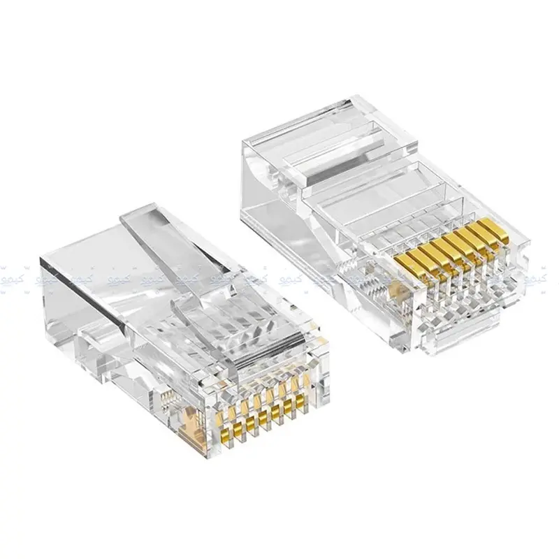 Zlink Cat6 Rj45 Pass-Through Keystone Jacks – Plastic Utp, Pack Of 100 1