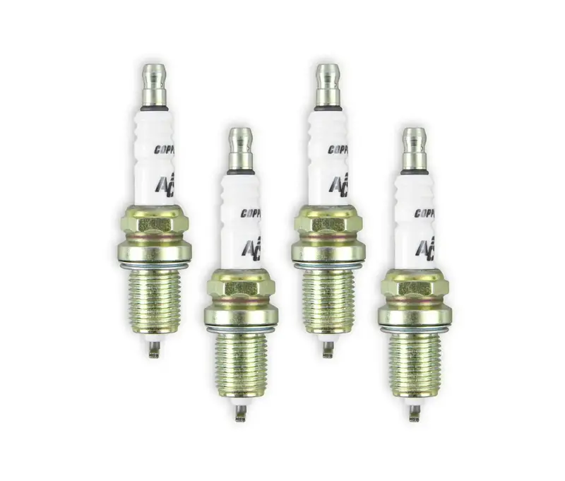 Accel 0736-4 U-Groove Resistor Spark Plugs – 14Mm Thread, 3/4" Reach, Heat Range 6 (4-Pack) 1